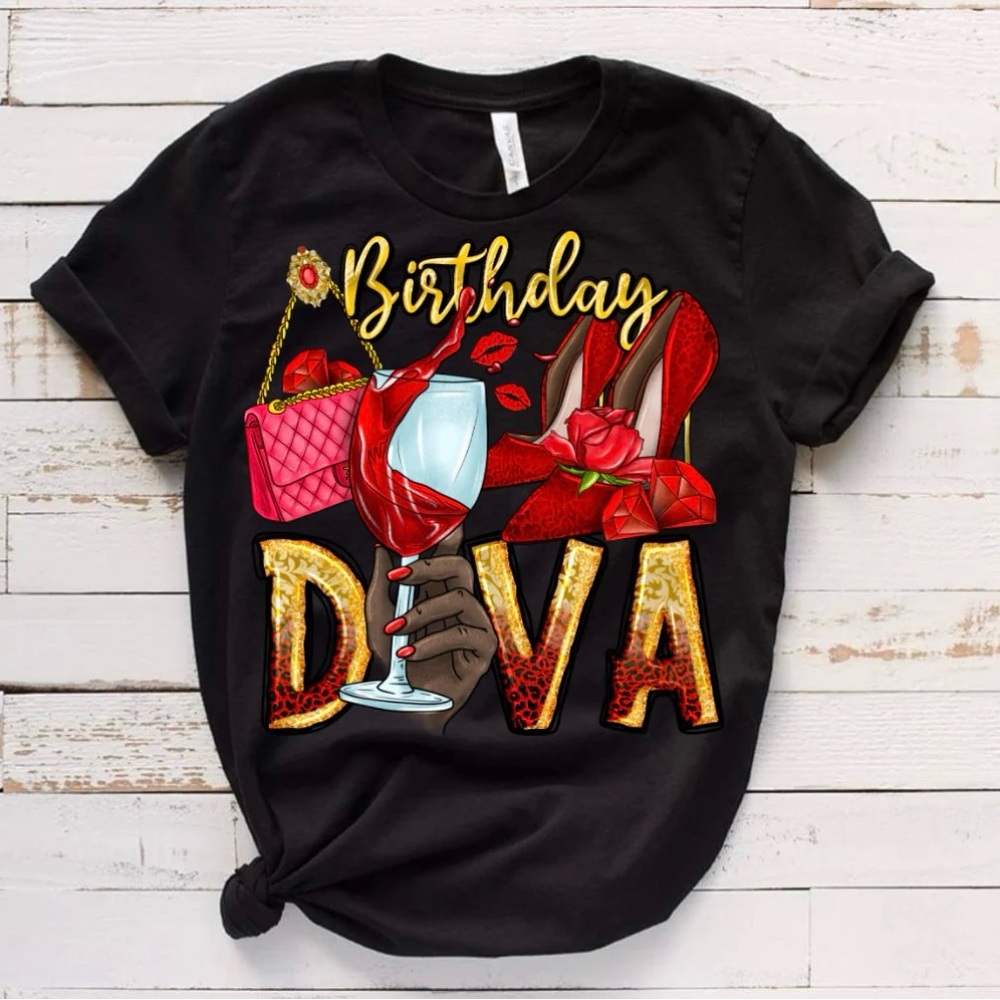 Birthday Diva Graphic T-Shirt
